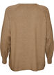 Neulepusero py&ouml;re&auml;ll&auml; p&auml;&auml;ntiell&auml; ja neulekuviolla, Beige, Packshot image number 1