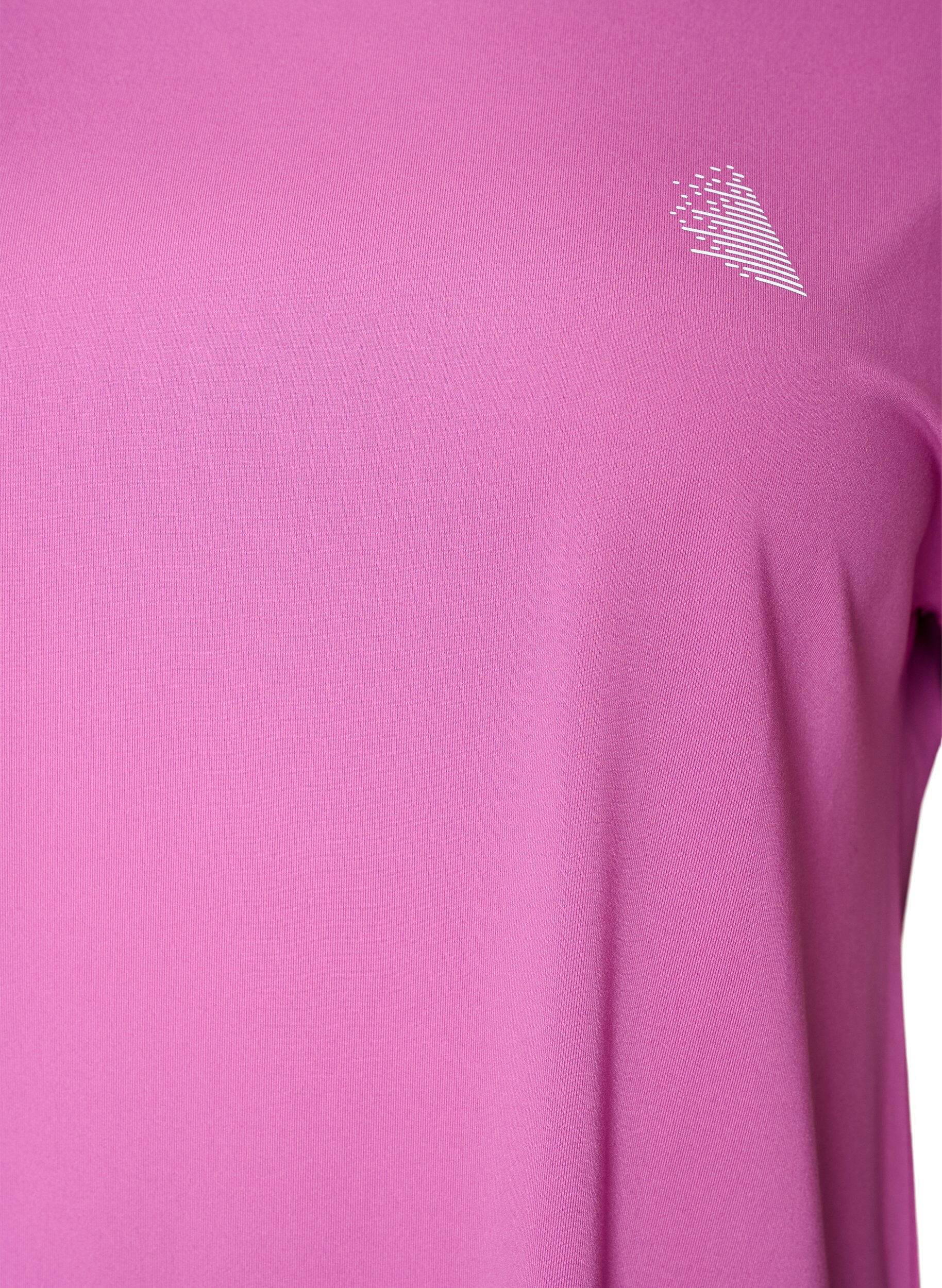 ZizziYksiv&auml;rinen treeni-T-paita, Violetti, Packshot image number 2