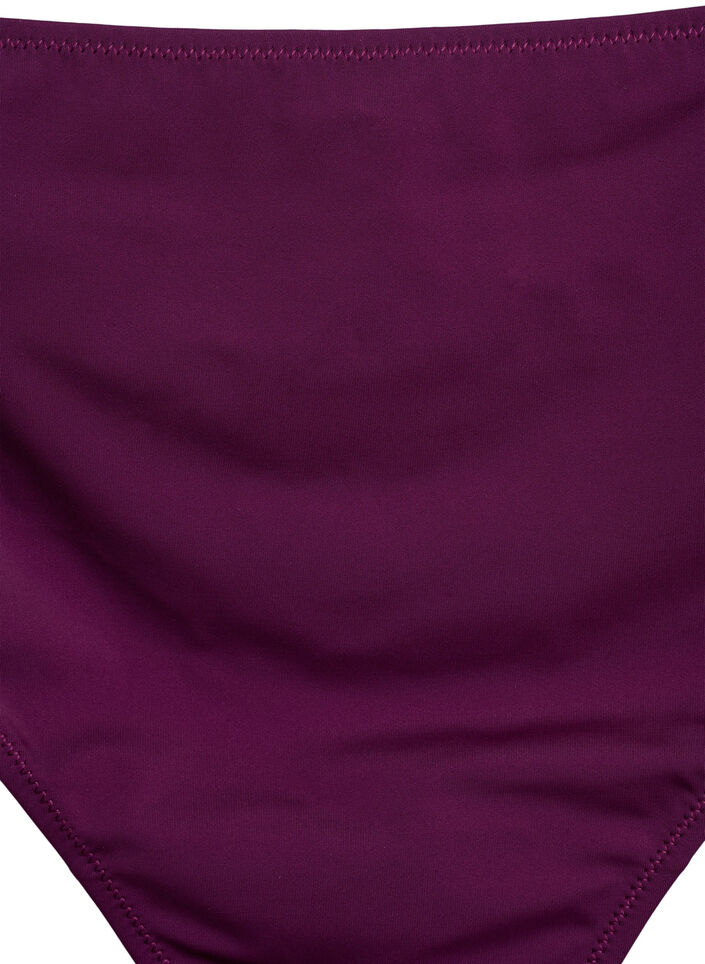 Brasilianmalliset bikinialushousut normaalilla vyötäröllä, Violetti, Packshot image number 2