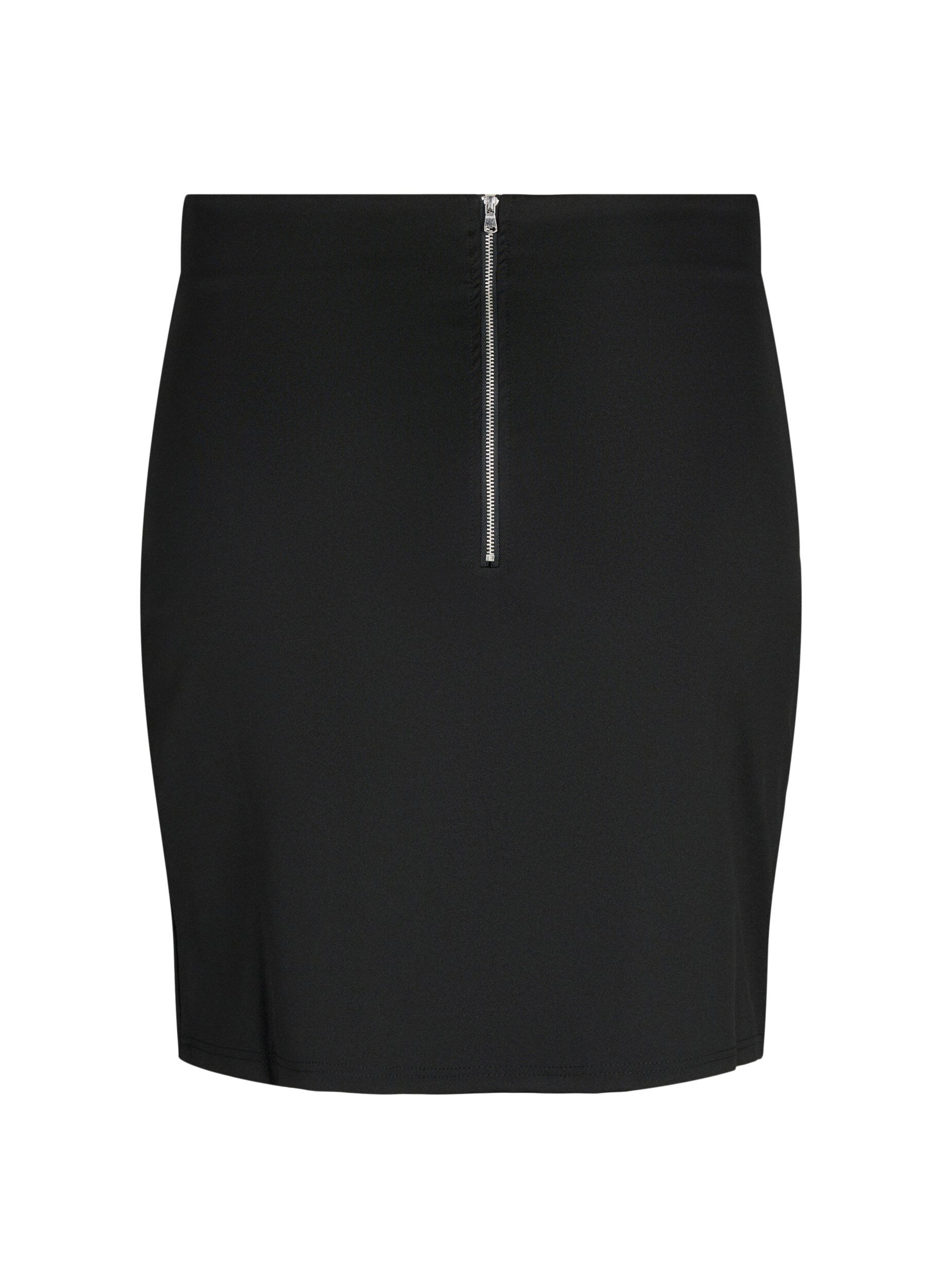 Zizzi Hame halkiolla slim fit -mallissa, Black, Packshot image number 1