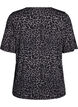 T-paita TENCEL&trade; Lyocellista ja leopardikuviolla, Harmaa, Packshot image number 1