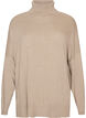 V&auml;lj&auml; pooloneulepusero, Beige, Packshot image number 0