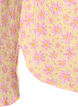 Lyhyt mekko, jossa on ryppyinen pinta ja lyhyet hihat, Keltainen, Packshot image number 3