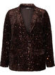 Paljettibleiseri, Ruskea, Packshot image number 0