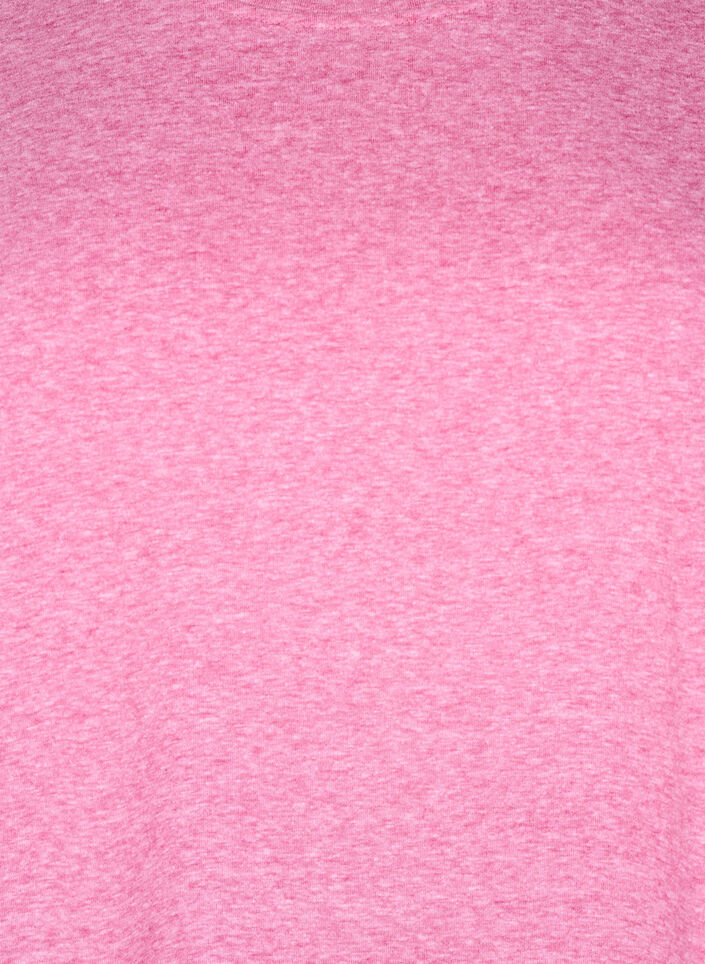 Meleerattu T-paita lyhyillä hihoilla, Vaaleanpunainen, Packshot image number 2