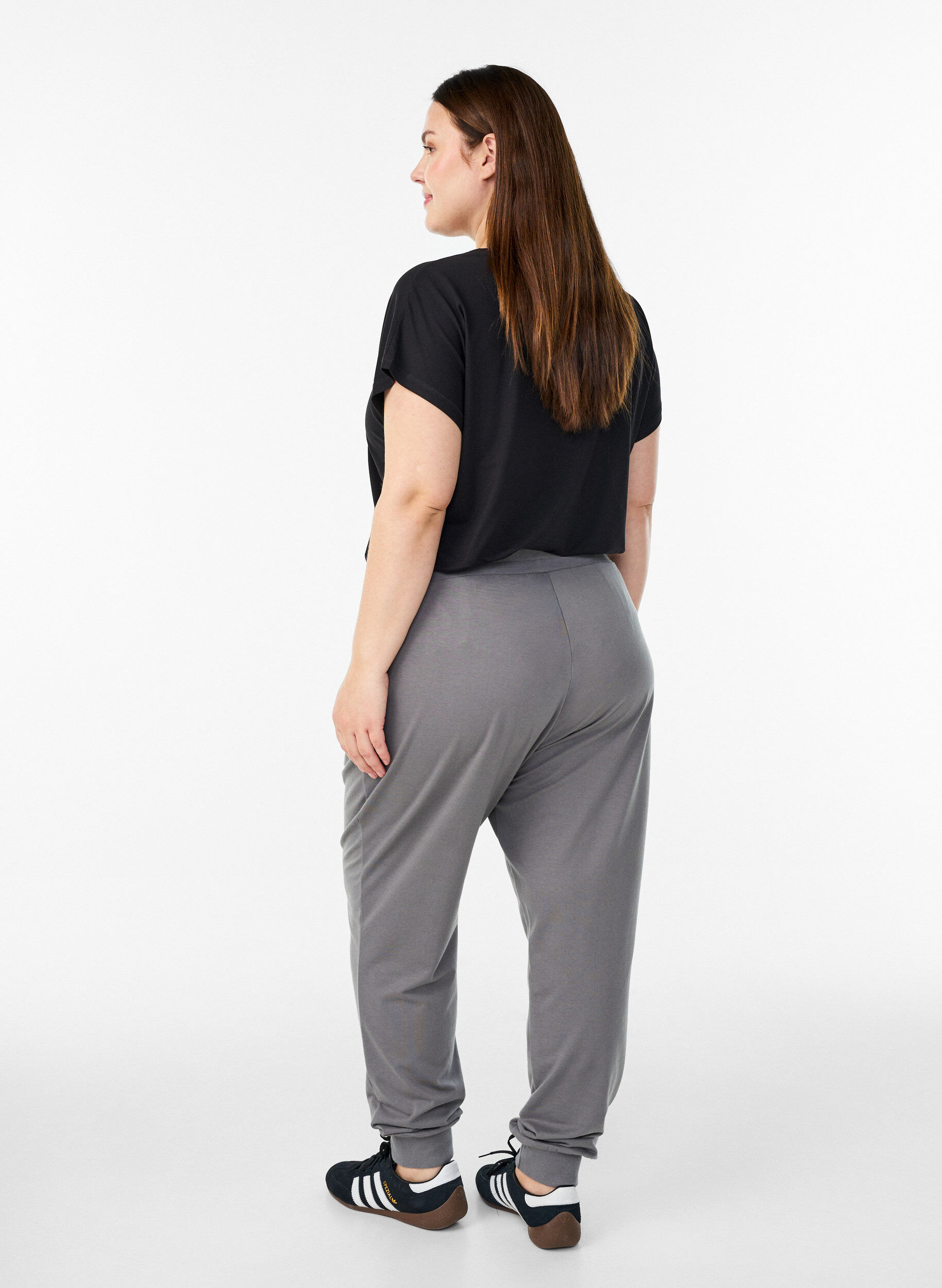 ZizziV&auml;lj&auml;t taskulliset verryttelyhousut, Harmaa, Model image number 2