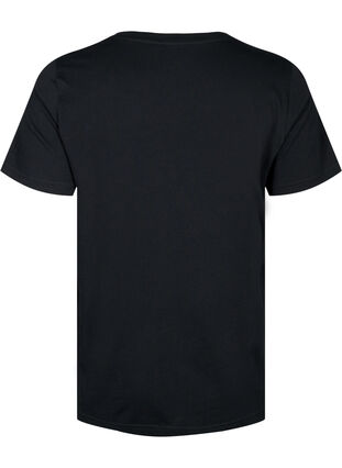 Jouluinen T-paita paljeteilla, Black W. Loading, Packshot image number 1