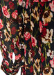 Mekko kokoprintill&auml; ja r&ouml;yhel&ouml;kerroksella, Musta, Packshot image number 3