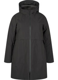 Talvitakki säädettävällä vyötäröllä, Harmaa