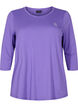 Treenipusero 3/4-hihoilla, Violetti, Packshot image number 0