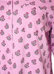 Puuvillainen pyjamapaita rintataskulla, Vaaleanpunainen, Packshot image number 2