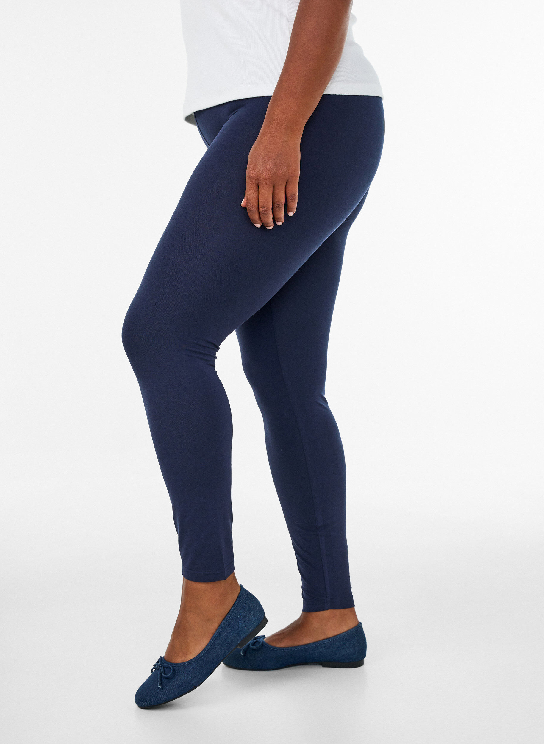 ZizziPeruslegginsit lis&auml;pituudella, Sininen, Model image number 2