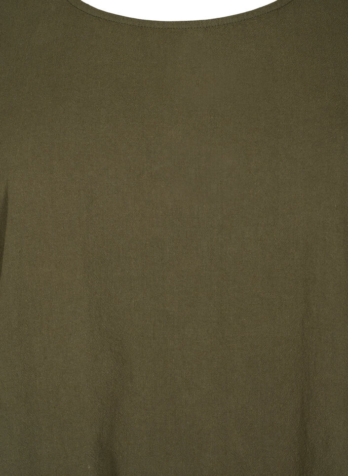 FLASH - Lyhythihainen puuvillatunika, Forest Night, Packshot image number 2