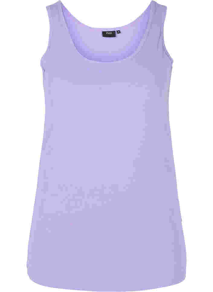 Yksivärinen perustoppi puuvillasta, Paisley Purple, Packshot image number 0