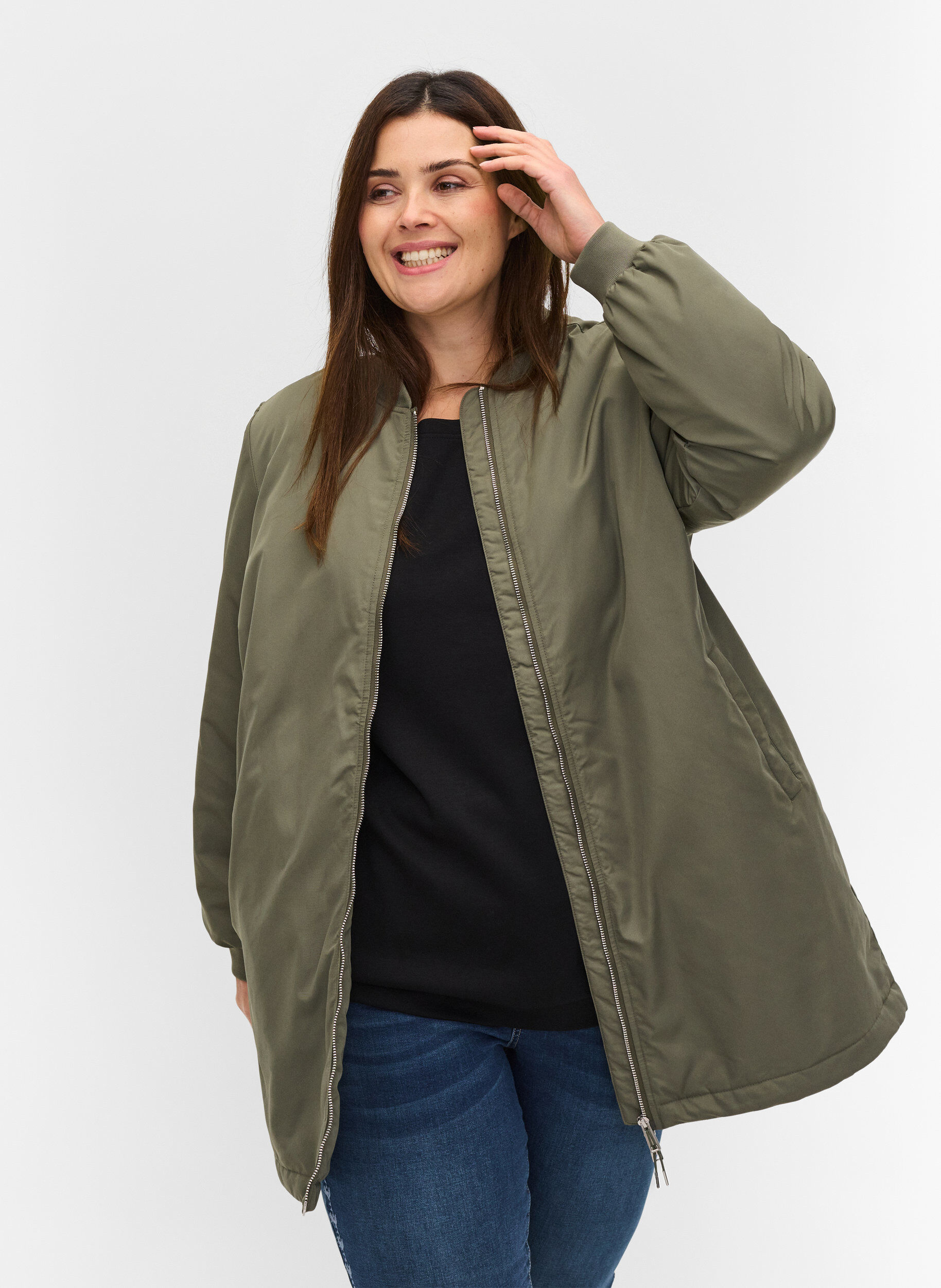 Adidas pitkä bomber outlet takki