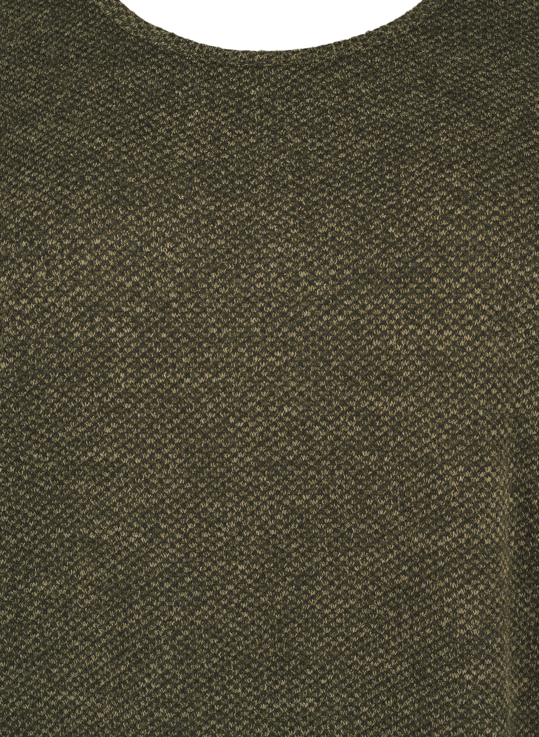 Zizzi T-paitamekko lyhyill&auml; hihoilla, Winter Moss, Packshot image number 2