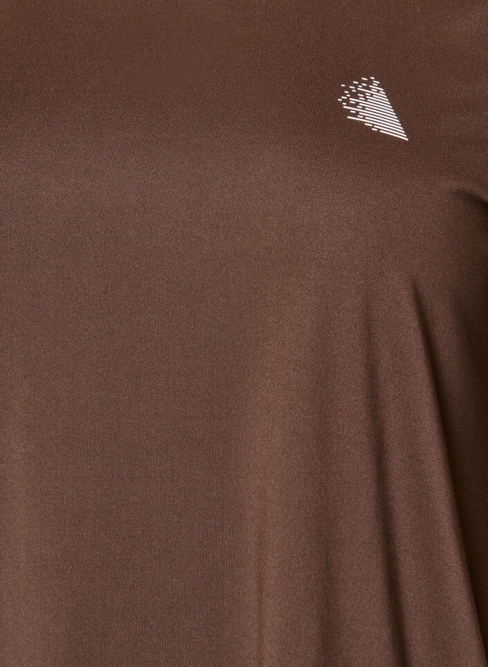 Treenipusero 3/4-hihoilla, Ruskea, Packshot image number 2