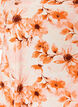 Lyhythihainen painokuvioitu puuvillamekko, Oranssi, Packshot image number 2