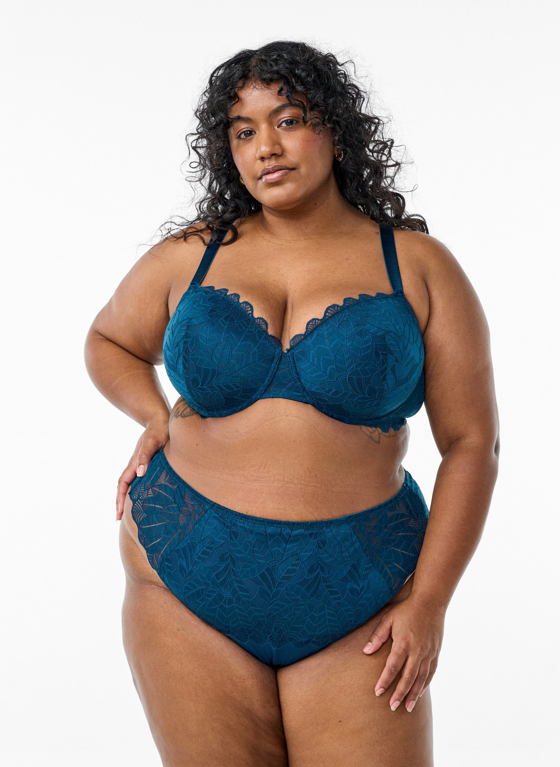 Pitsiset stringit, Sininen, Model