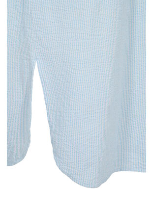 Raidallinen paitamekko puuvillasta, Blue Stripe, Packshot image number 3