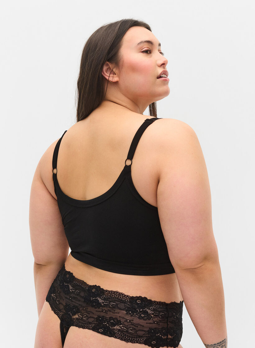 Stringialushousut 2-pack, Musta, Model image number 1