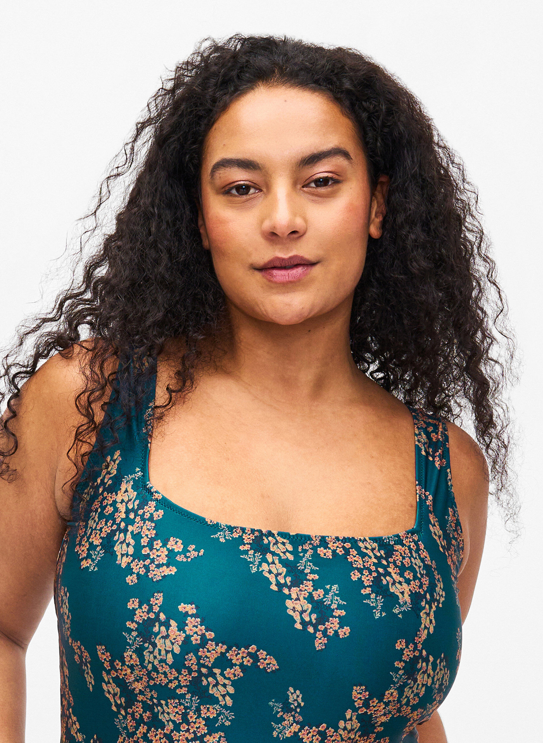 Zizzi Kukkakuvioinen uimapuku, Zebra Flower, Model image number 2