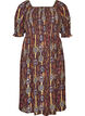 Kes&auml;mekko viskoosista paisley-kuosilla, Violetti, Packshot image number 0