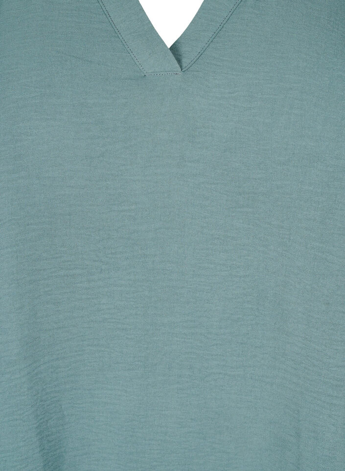 Pusero 3/4-hihoilla, Vihre&auml;, Packshot image number 2