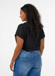 Lyhythihainen t-paita 2-pack, Musta, Model image number 2