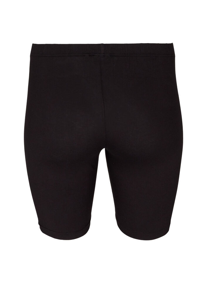 Yksiv&auml;riset perus py&ouml;r&auml;ilyshortsit , Musta, Packshot image number 1