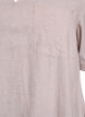 A-mallinen tunika pellavaa ja viskoosia, Beige, Packshot image number 2