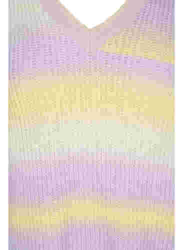 Raidallinen neulepusero, Lavender Comb., Packshot image number 2
