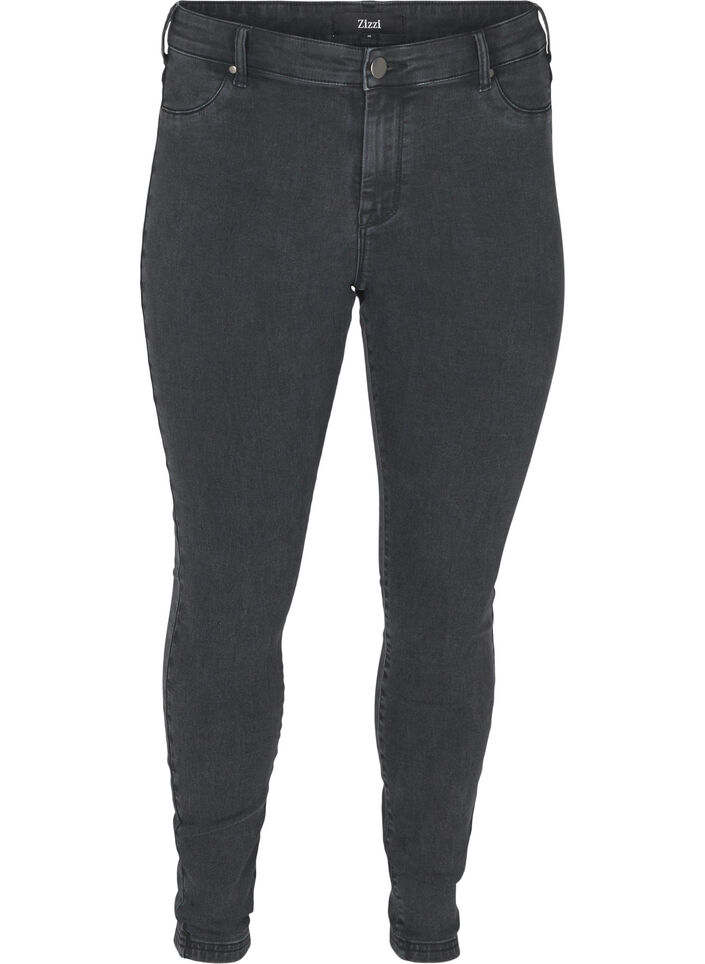 Jeggingsit puuvillasekoitteesta, Grey Denim, Packshot image number 0