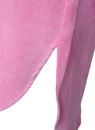 Samettimekko 3/4-hihoilla ja napeilla, Begonia Pink, Packshot image number 3