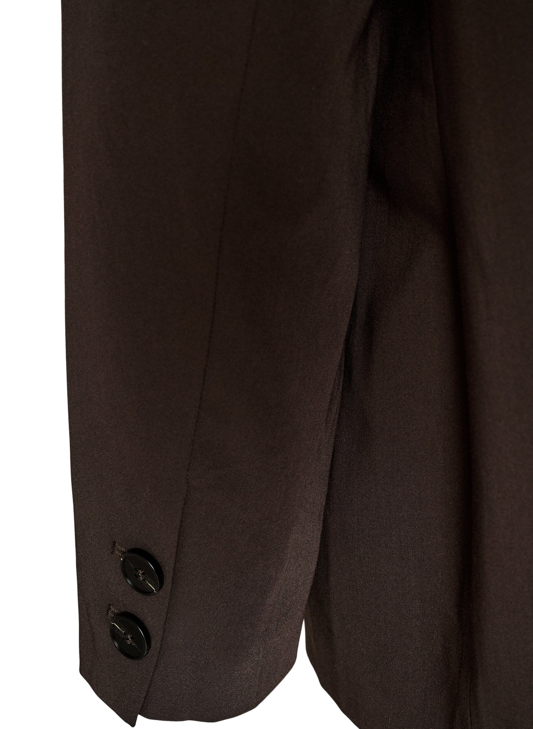 ZizziKorkeavy&ouml;t&auml;r&ouml;iset r&auml;&auml;t&auml;l&ouml;idyt housut pr&auml;ss&auml;tyill&auml; laskoksilla, Ruskea, Packshot image number 4