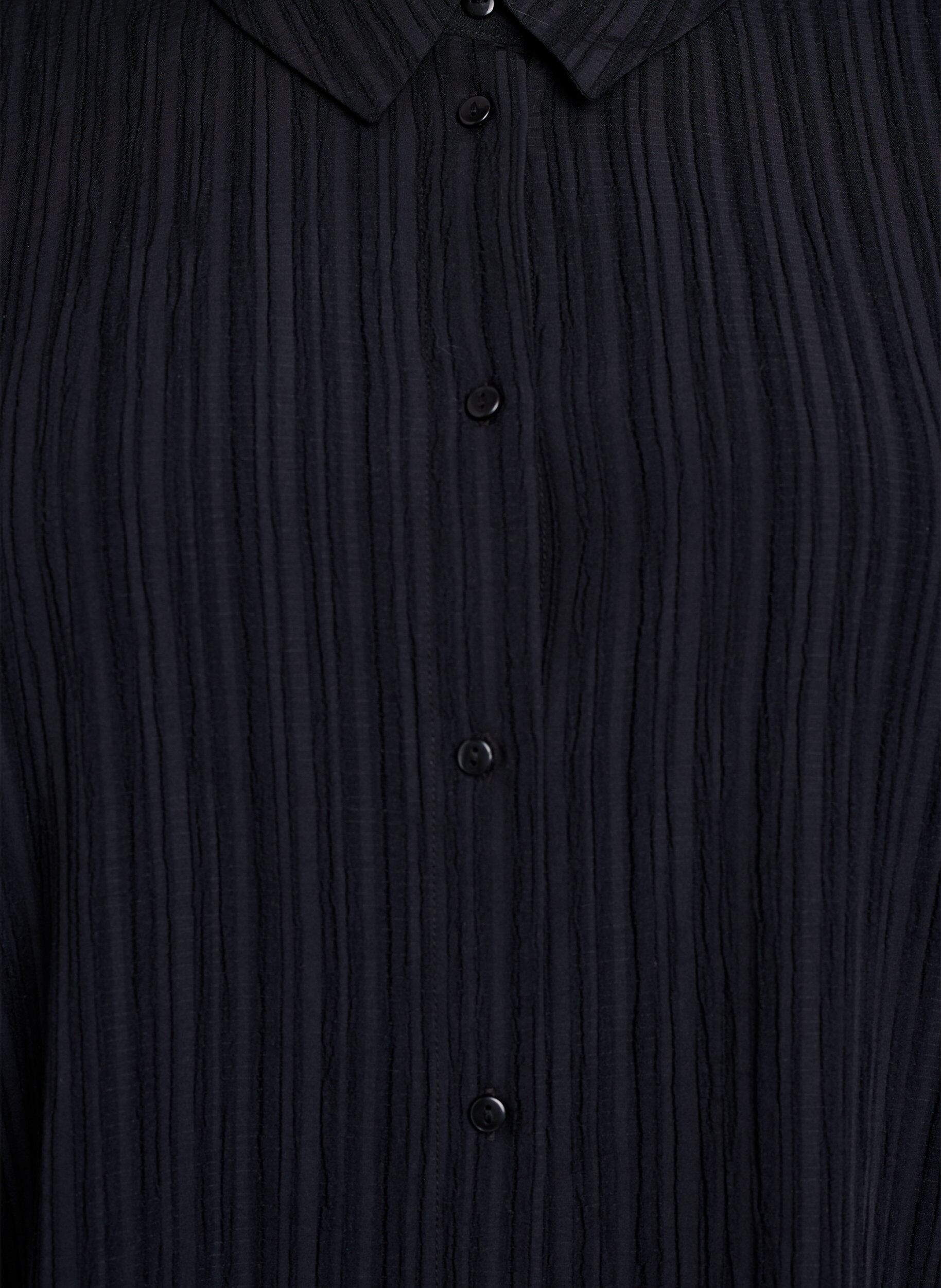 Zizzi FLASH - Paita tekstuurilla, Musta, Packshot image number 2