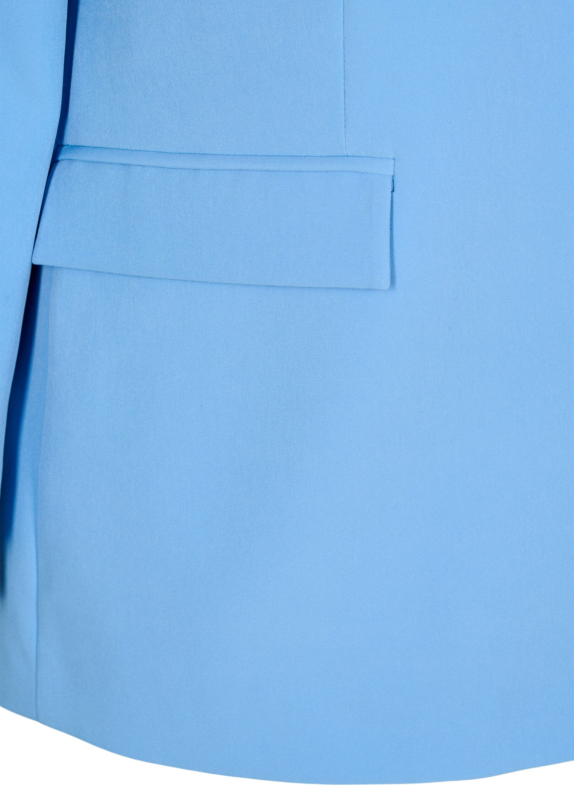 Zizzi Klassinen bleiseri nappikiinnityksell&auml;, Sininen, Packshot image number 3