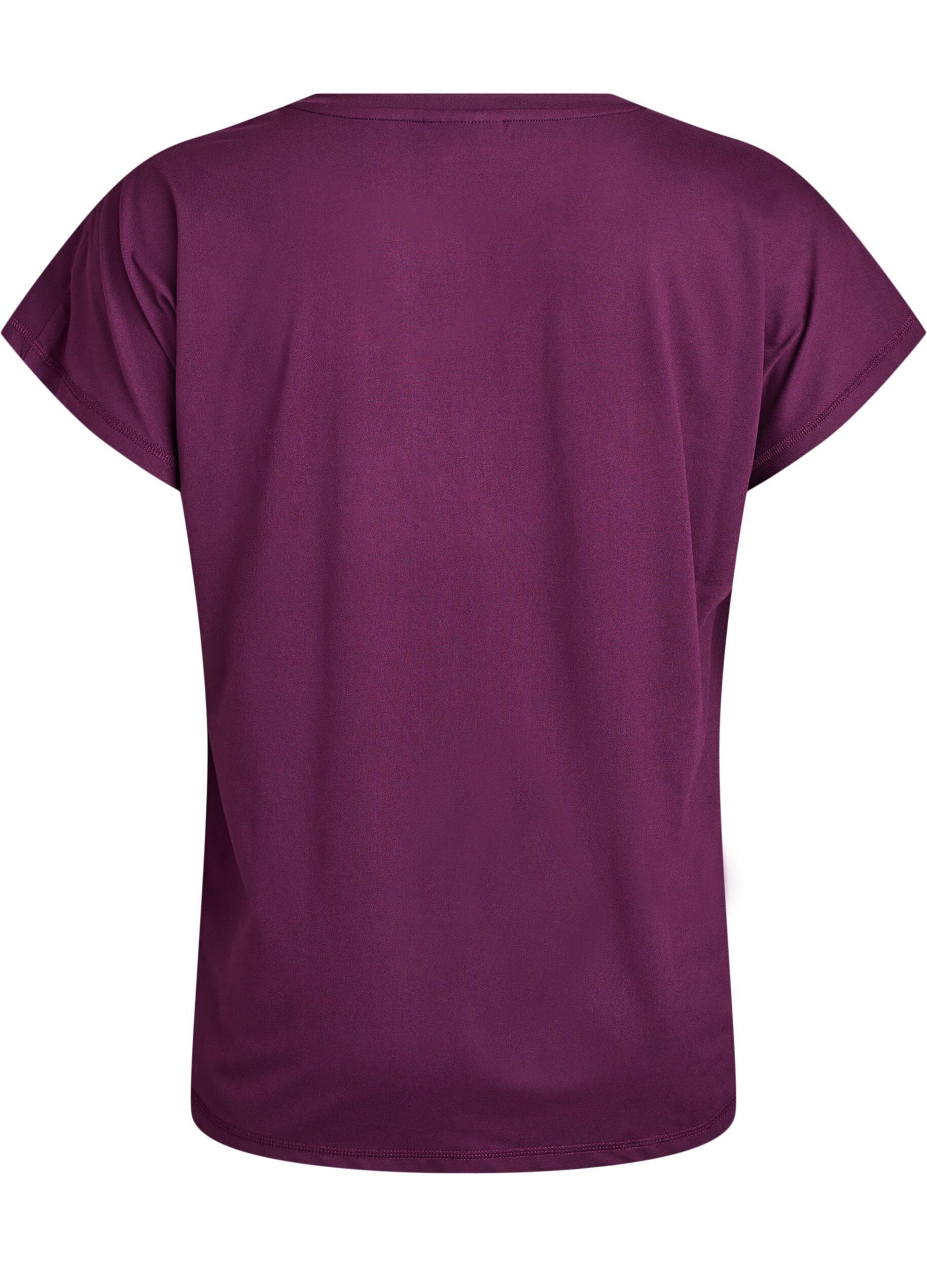 ZizziYksiv&auml;rinen treeni-T-paita, Violetti, Packshot image number 1