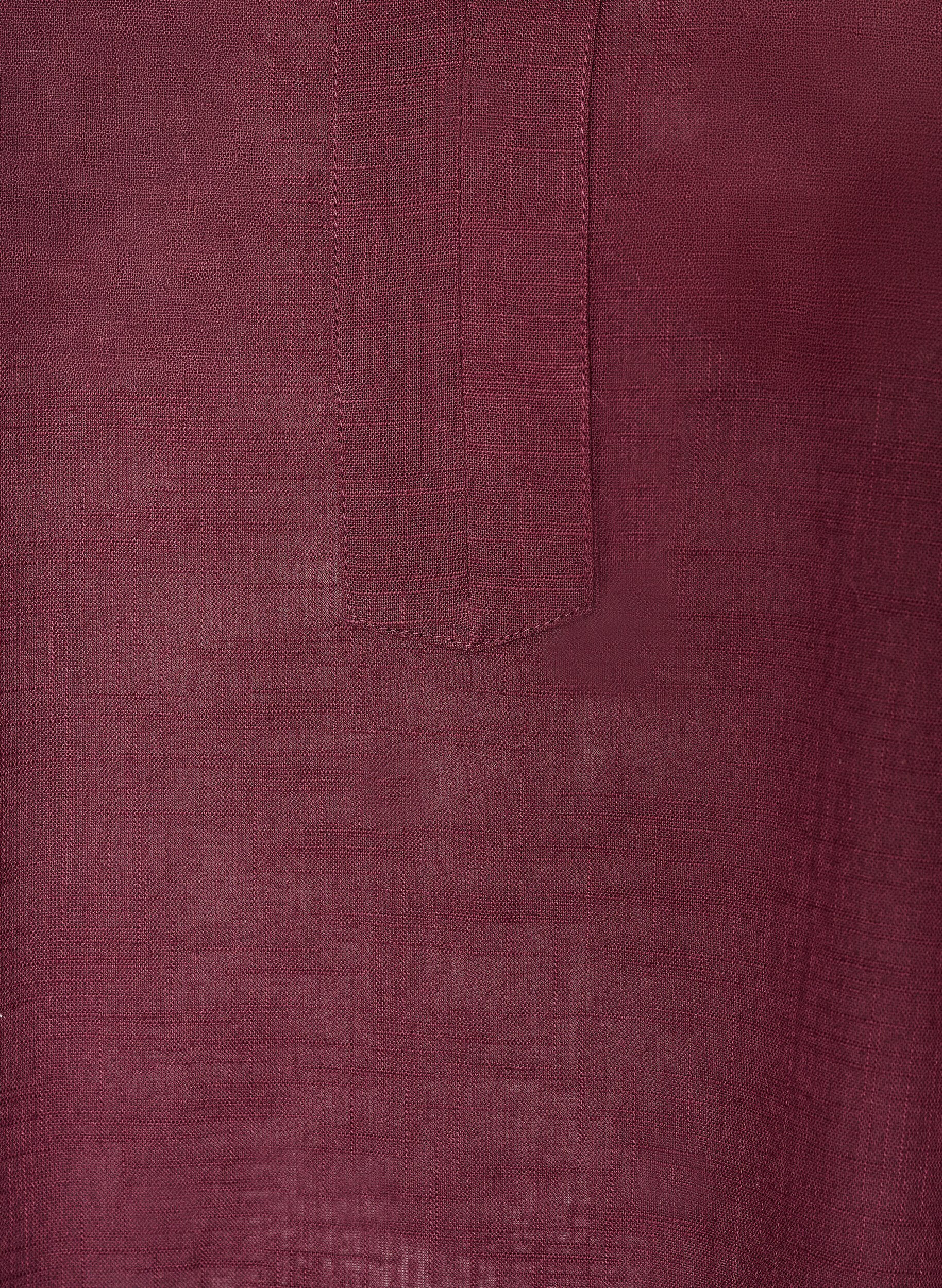 ZizziPuuvillatunika V-p&auml;&auml;ntiell&auml;, Punainen, Packshot image number 2