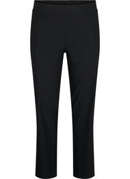 Joustavat housut viskoosista, Musta