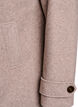 Lyhyt takki kaksoisnapituksella, Beige, Packshot image number 3