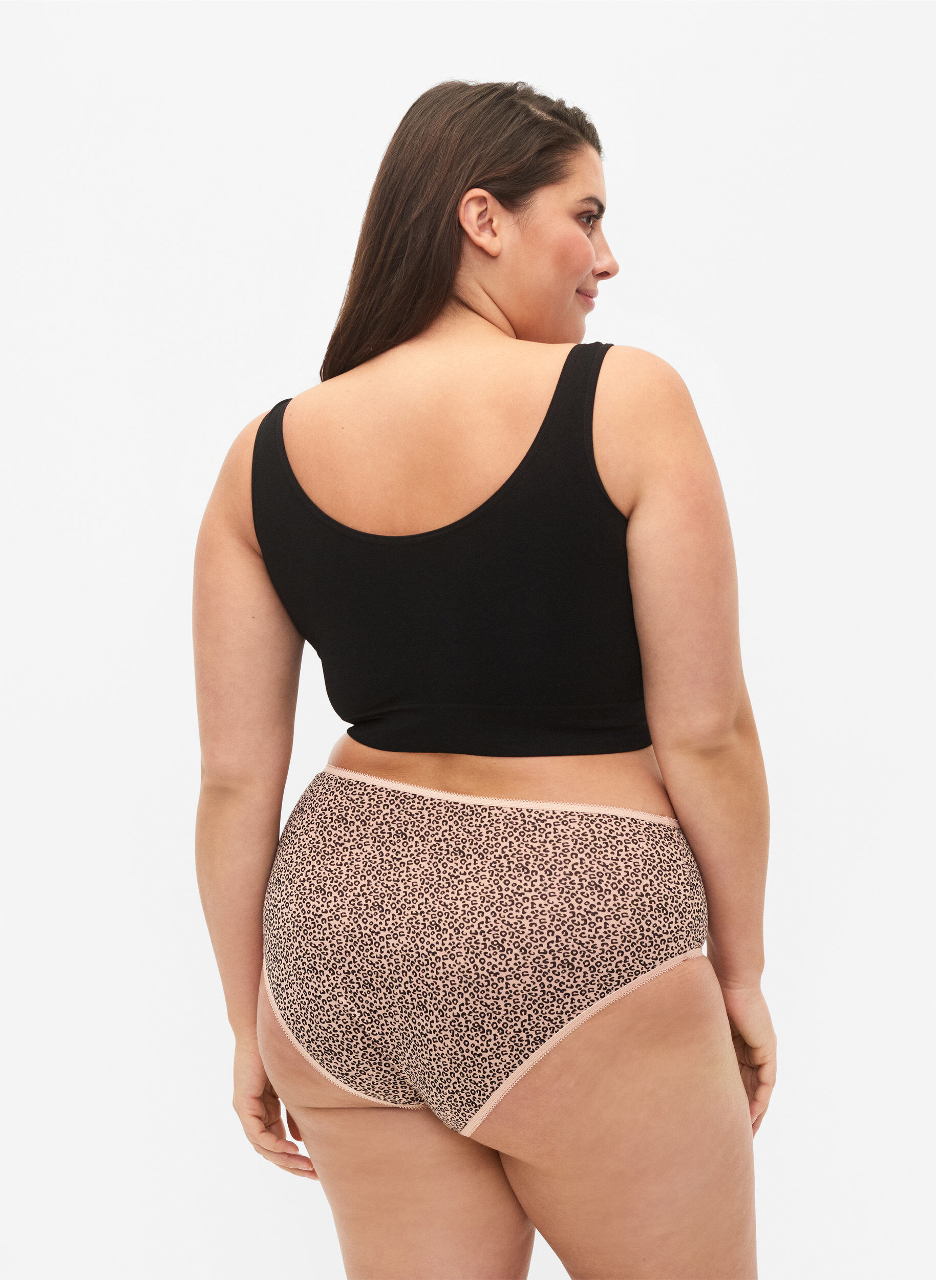 Zizzi 7 kpl alushousuja normaalilla vy&ouml;t&auml;r&ouml;ll&auml;, Blue Multi Pack , Model image number 1