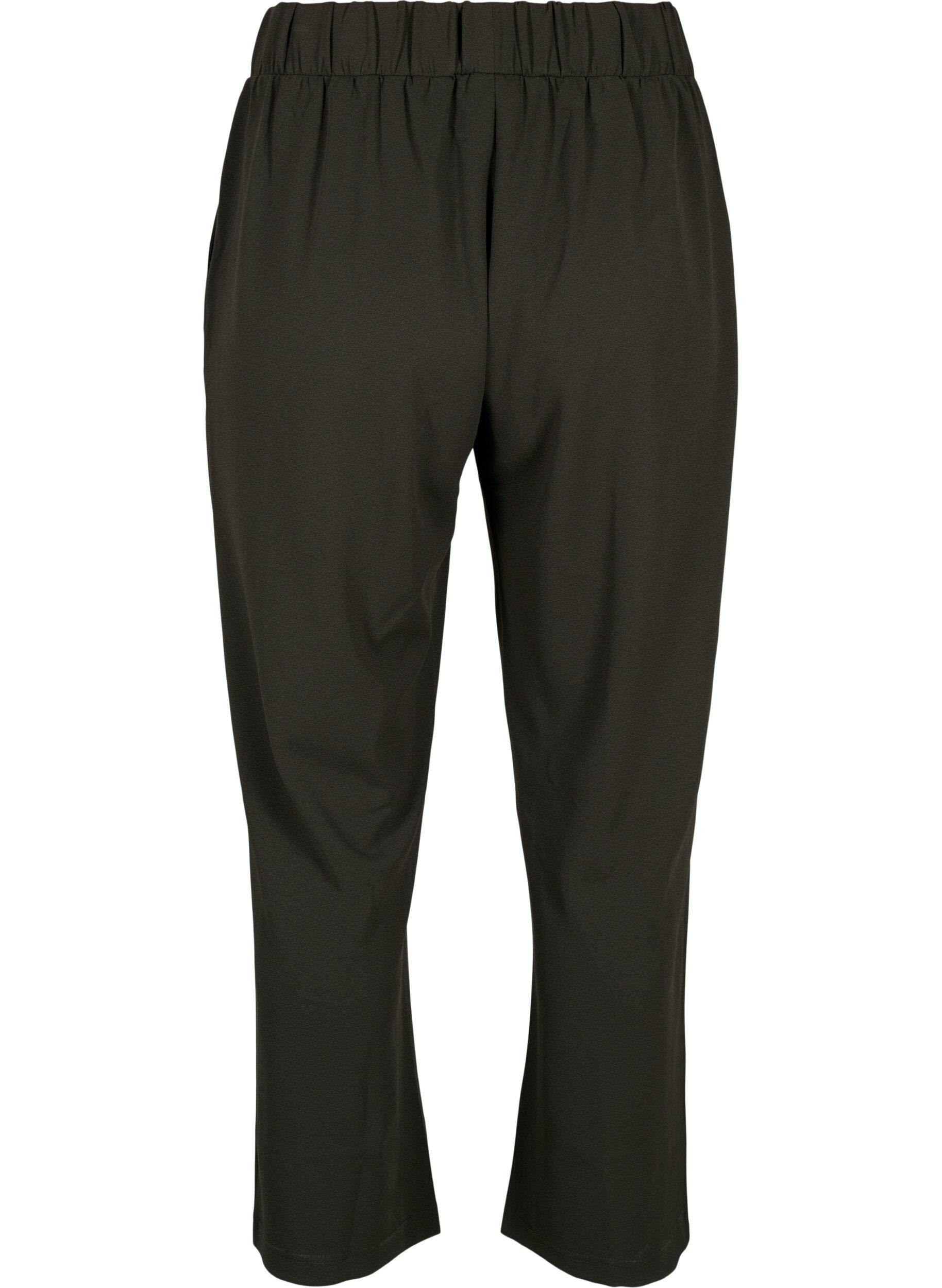 Zizzi Rennot housut taskuilla, Vihre&auml;, Packshot image number 1