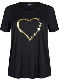 FLASH - T-paita printillä, Musta