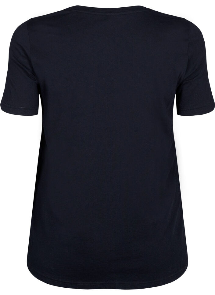 Jouluiset t-paidat 100 % puuvillaa, Black w. Wine, Packshot image number 1