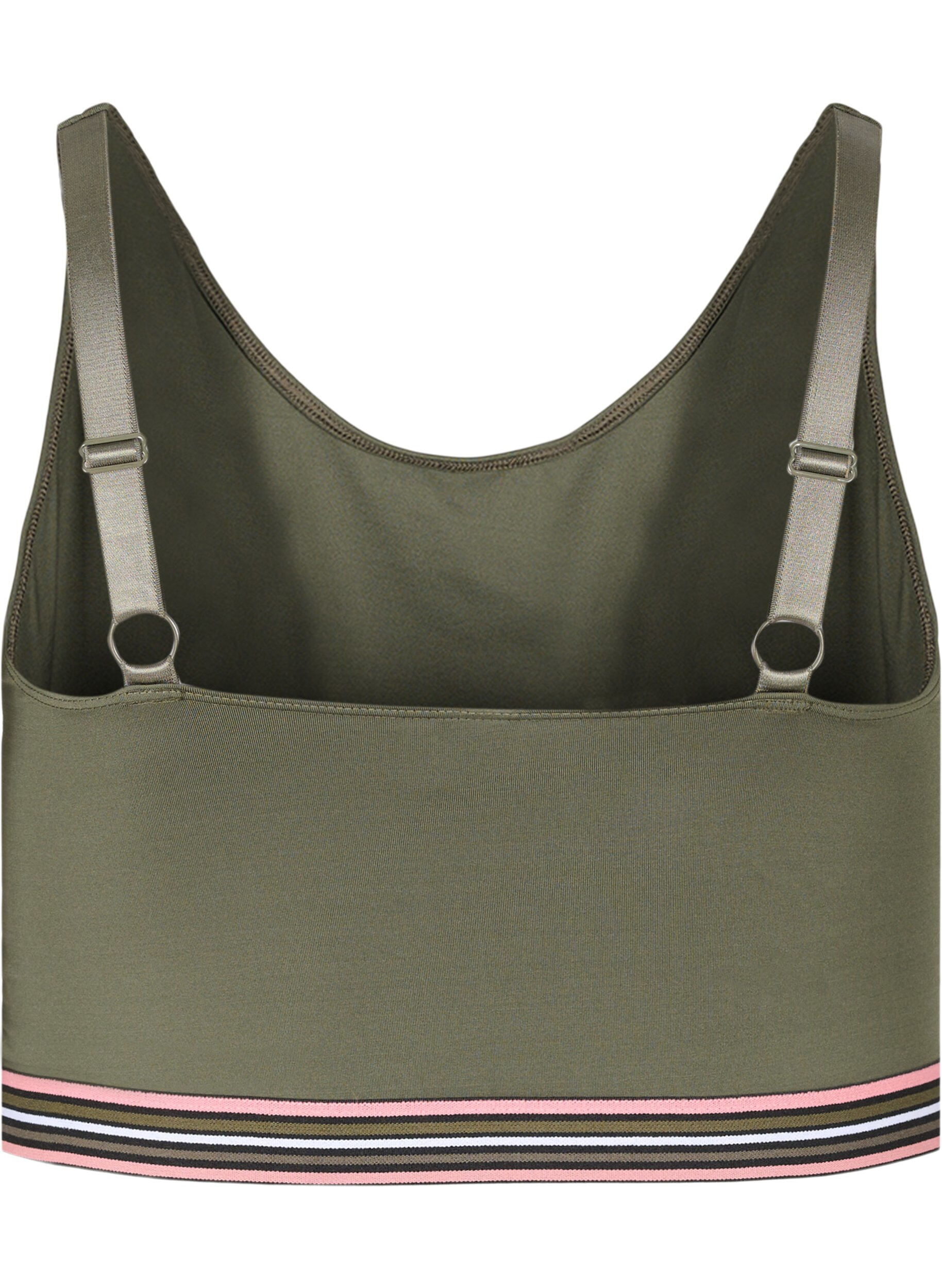 Zizzi Pehme&auml;t rintaliivit s&auml;&auml;dett&auml;vill&auml; olkaimilla, Vihre&auml;, Packshot image number 1