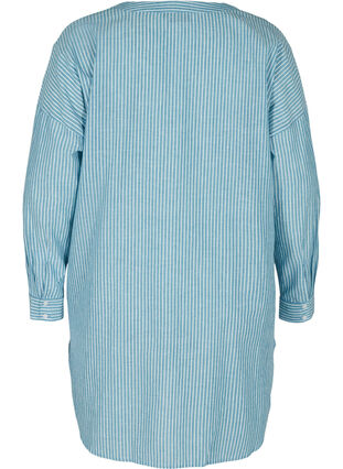 Raidallinen paita 100% puuvillasta, Blue Stripe, Packshot image number 1