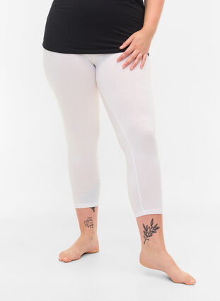 3/4 leggingsit, Bright White, Model image number 2
