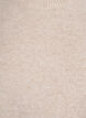 V&auml;lj&auml; neulepusero, jossa on lyhyet hihat, Beige, Packshot image number 2