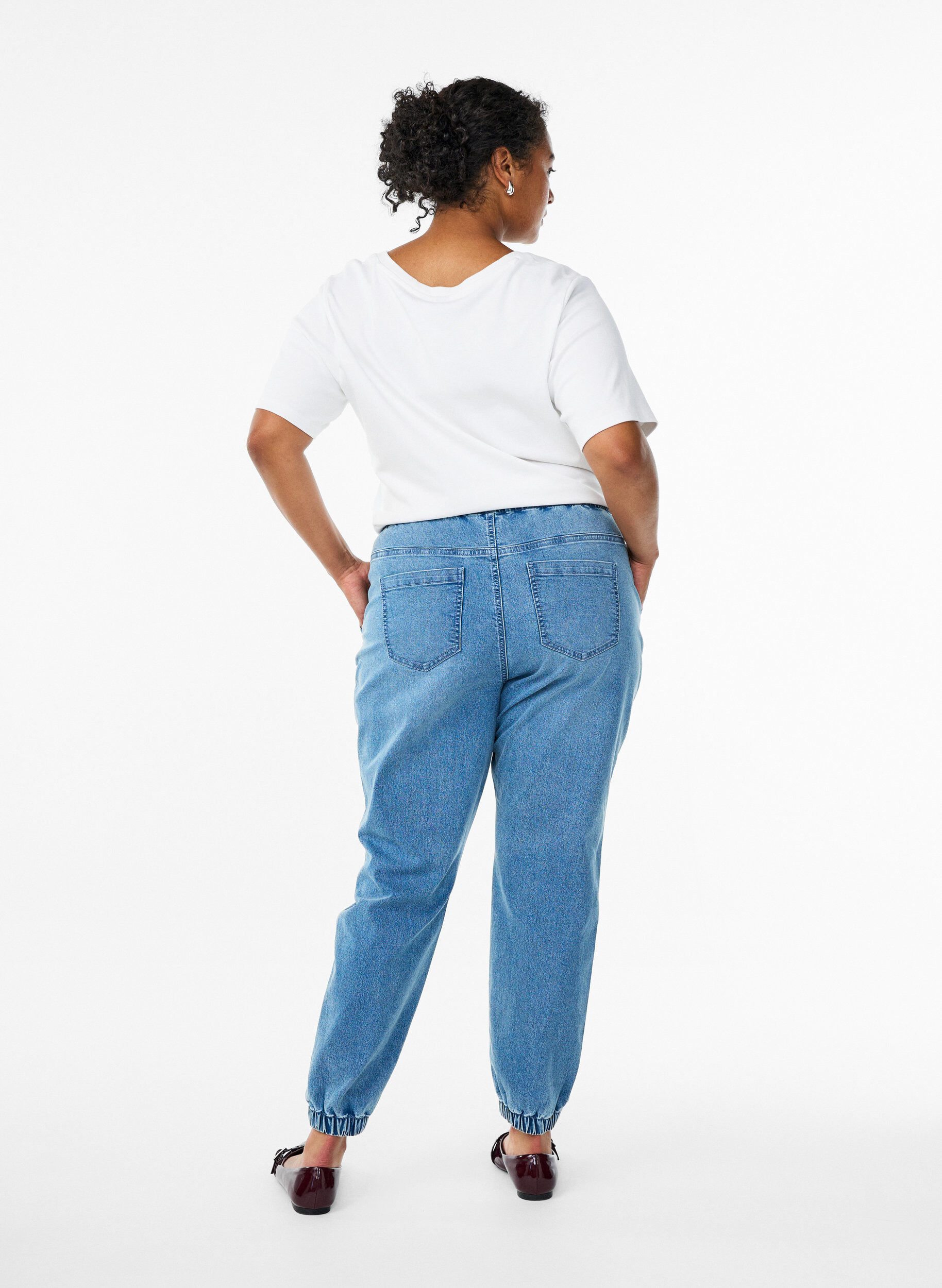 ZizziDenimhousut taskuilla, Sininen, Model image number 2